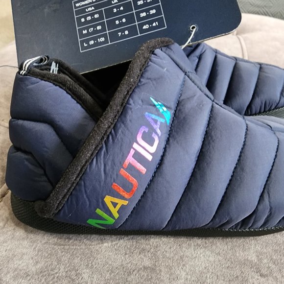 NWT Nautica Mavis Women's Blue Slippers Breathable Soft Comfort Small (5-6) - Picture 2 of 5